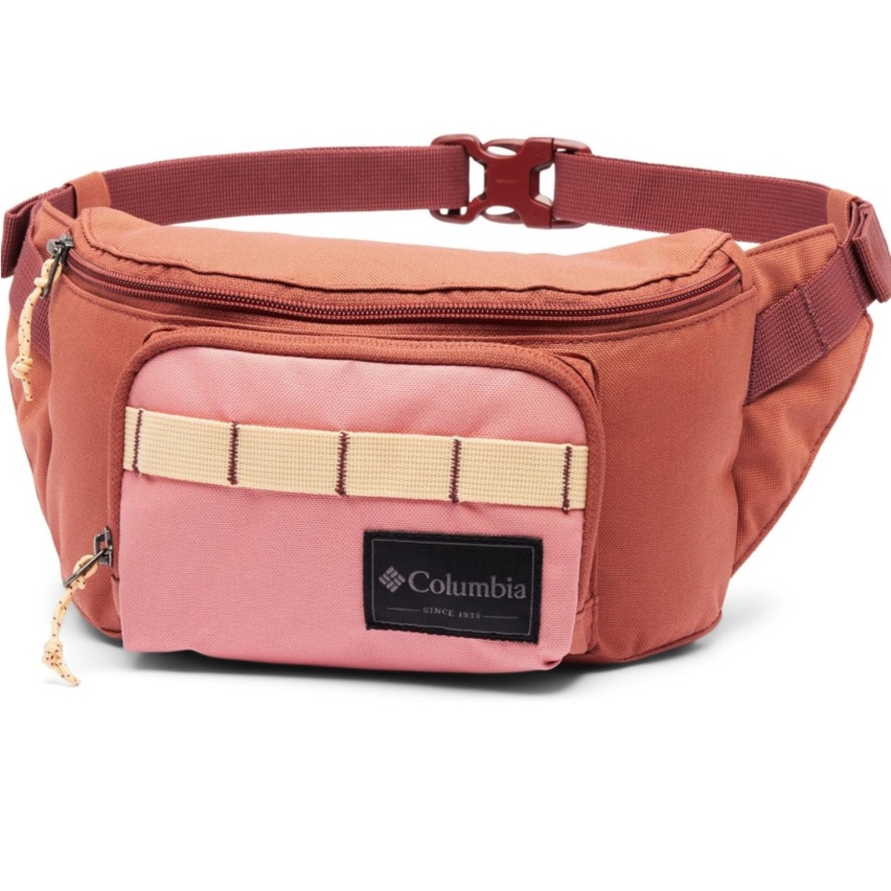 Columbia Zigzap hip Fanny bag in Auburn/Pink Agave